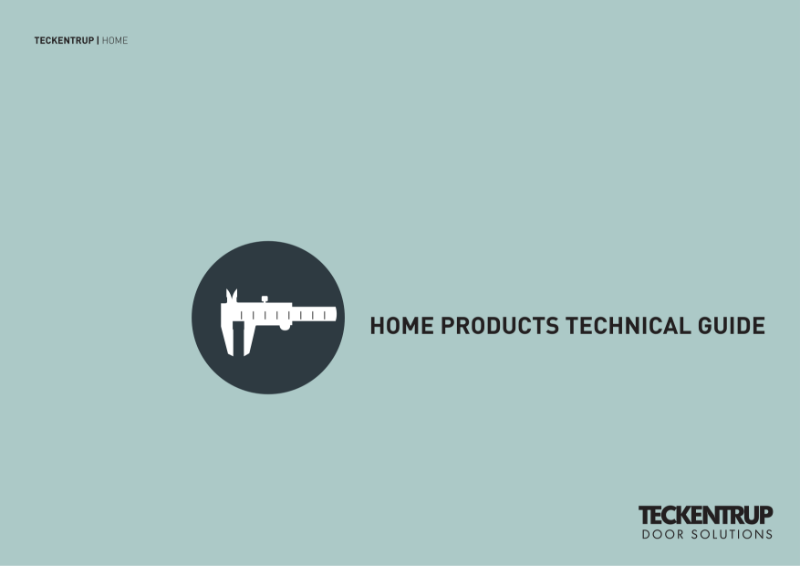 Teckentrup's CarTeck Insulated Sectional Garage Door & Side Hinged Garage Door Technical Information