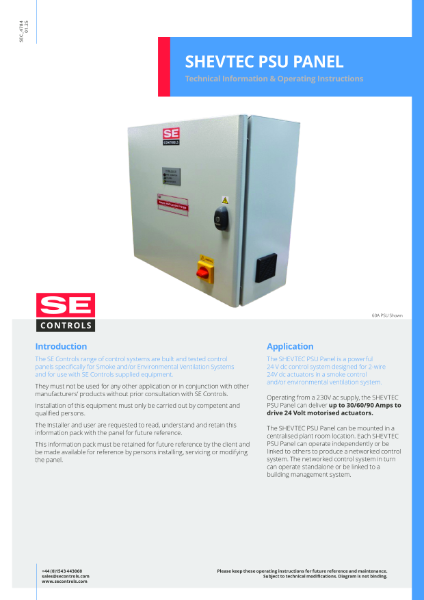 SEC_4784_ OS2 SHEVTEC PSU Panel_O&M