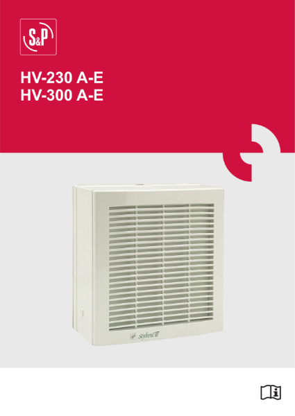 HV-STYLVENT-230 & 300| Installation, Operation & Maintenance Manual