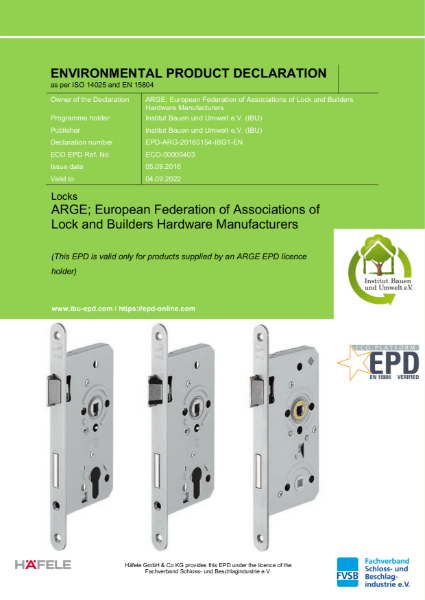 ARGE EPD for Locks