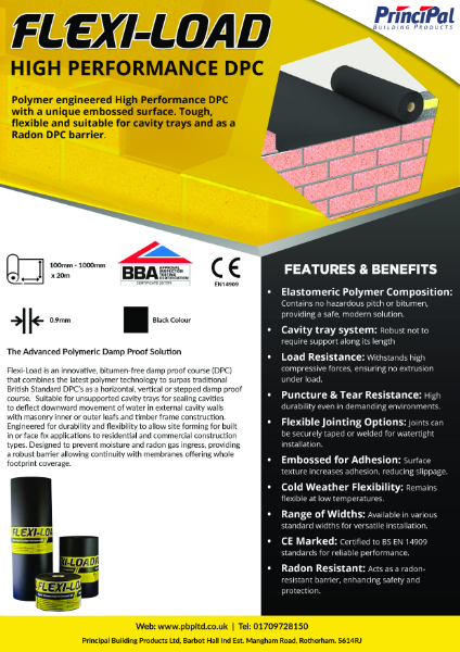 Flexiload High Performance Damp Proof Course
