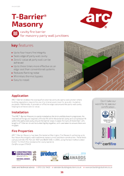 T-Barrier Masonry