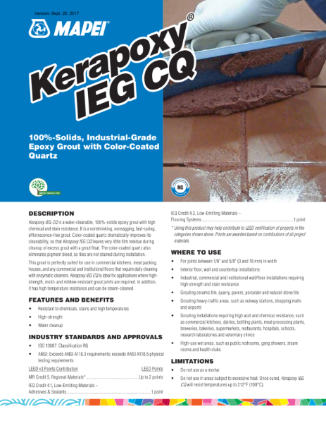 Kerapoxy® IEG CQ