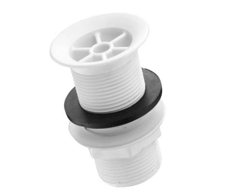 1¼" Plastic Strainer Waste 80 mm U/Slot Tail - Waste