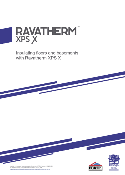 Insulating floors and basements with Ravatherm XPS X Version 1