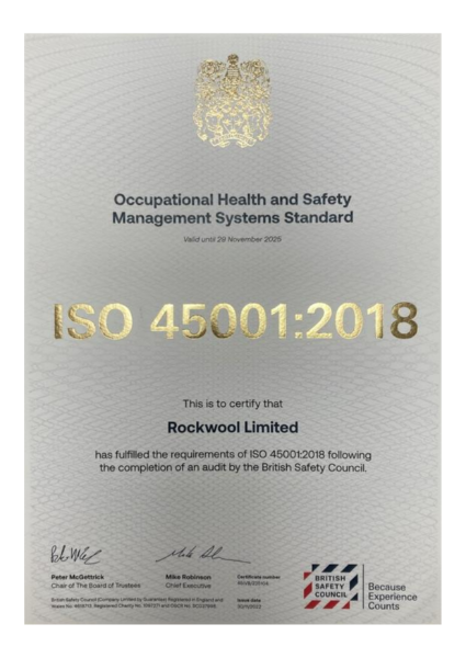 ISO 45001 Health and Safety Management