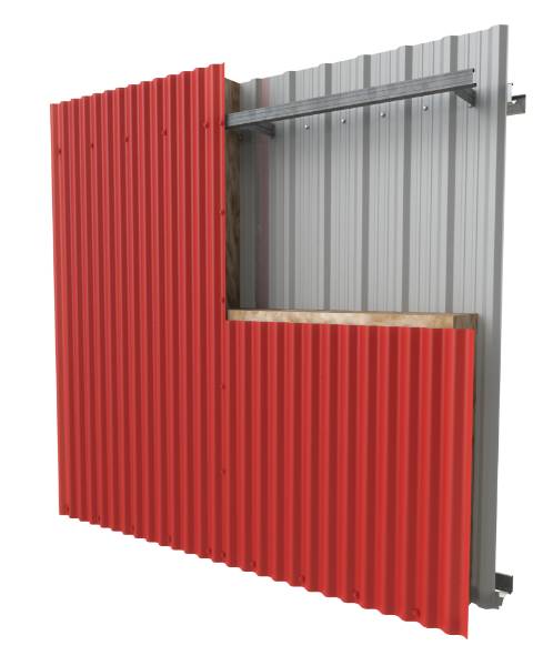 PRX-FWS03 - Built-up Metal Wall System