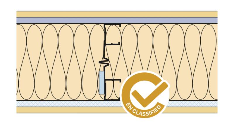 Siniat Twin Frame Metal Stud Partition Twin(AB)-CS50R-15Un15dB#15Sx15Un-FFG(250)