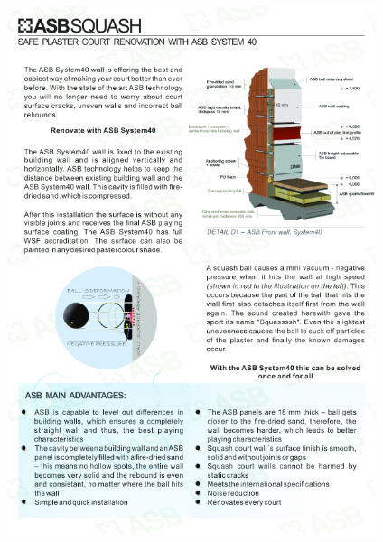 ASB Renovation_System40_specification sheet_EN