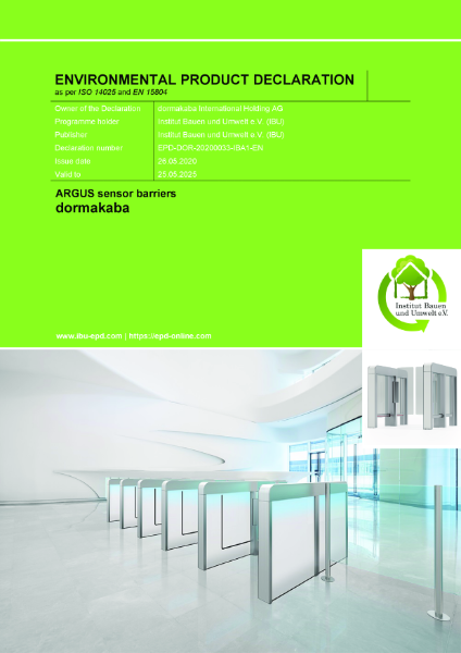 EPD dormakaba Argus Speed Lanes