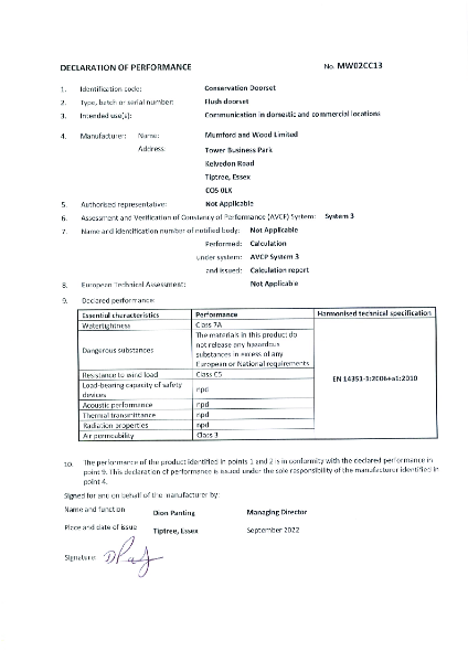 DOP Conservation Doorset