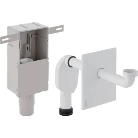 Geberit set of concealed trap for washbasin, horizontal outlet
