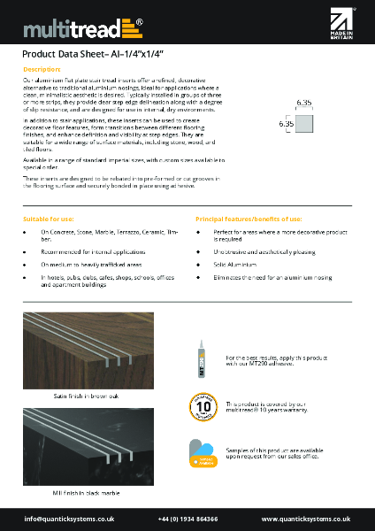 AI-1-4 x 1-4 datasheet PDF