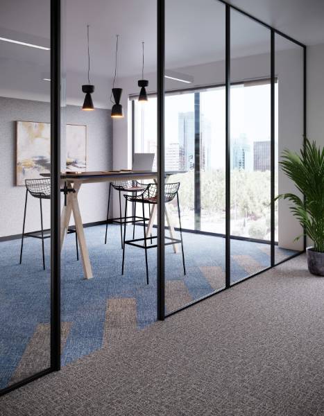 Colour Construct Carpet Tile Collection: Pixel Square