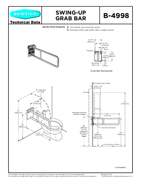 Technical Data Sheet B-4998