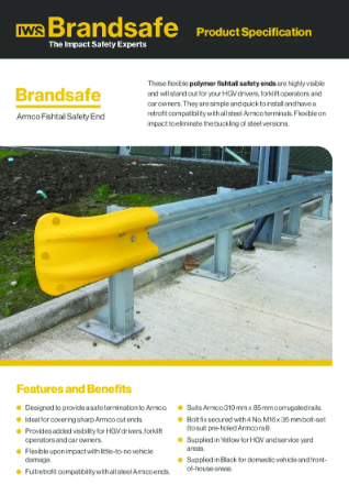 Armco Fishtail Safety End - Brandsafe Spec Sheet
