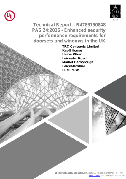 PAS24:2016 Enhanced Security Sash Box