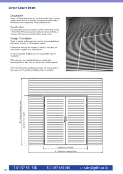 Screen Louvre Doors