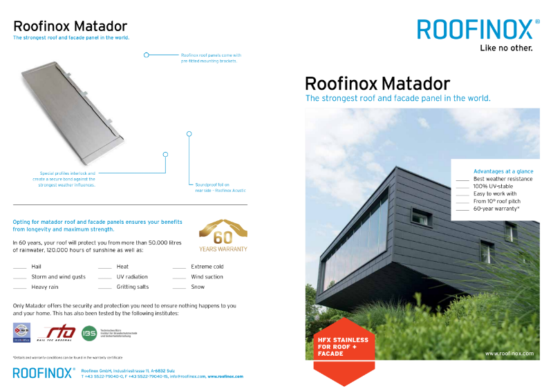 Roofinox Matador