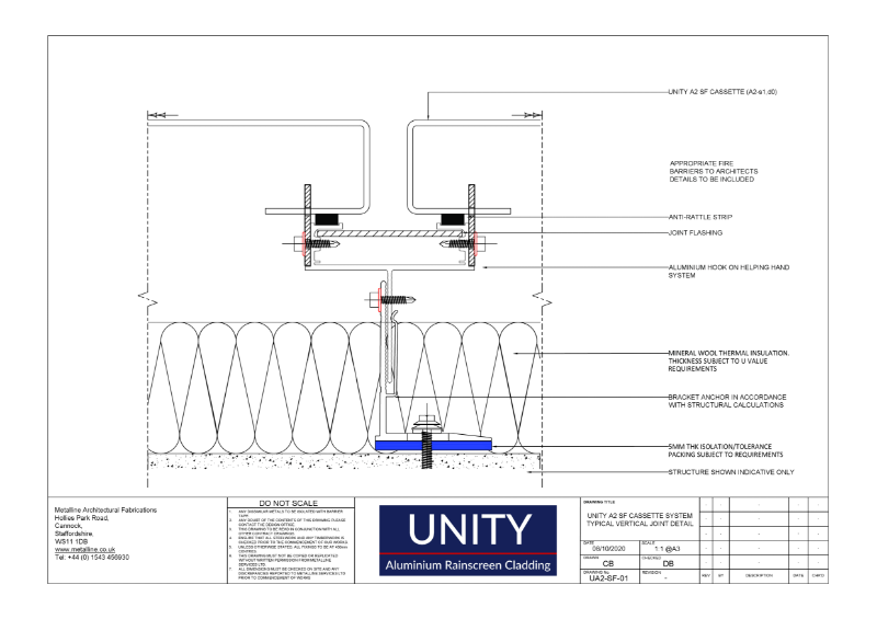 Unity A1 SF-01 Technical Drawing