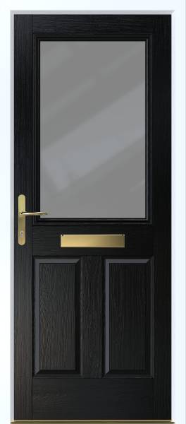 2 Panel 1 Square - Fire and Security Doorset (Open In)