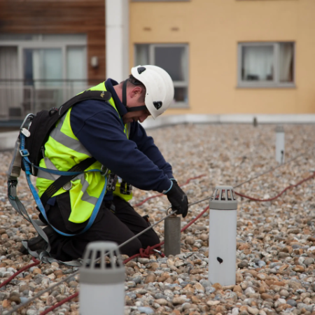 Traditional MSA Latchways ManSafe System