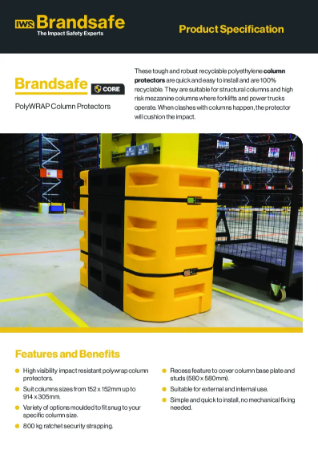PolyWRAP Column Protector - Brandsafe Spec Sheet