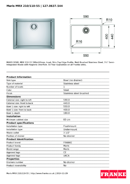 Product Sheet 127.0637.544