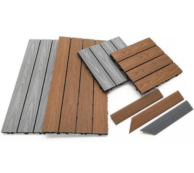 CastleWood Composite Deck Tile - Polymer capped deck tiles