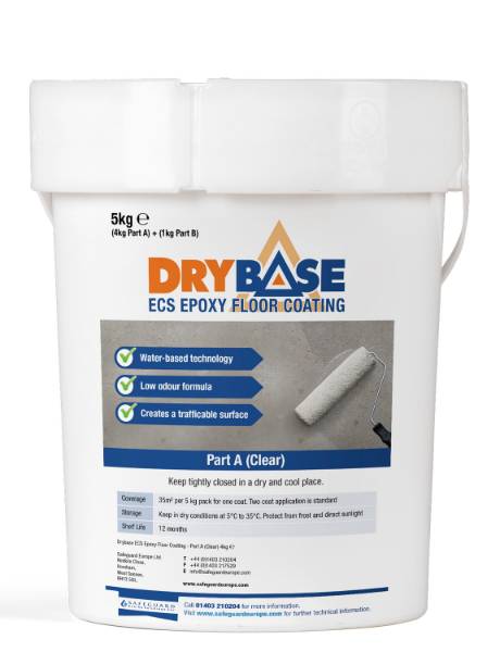 Drybase ECS Epoxy Floor Coating - Two Part Water-Dispersed Epoxy Resin
