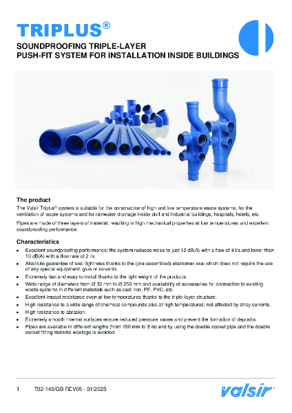Triplus Technical Data Sheet