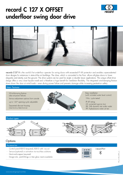 C 127 X OFFSET Datasheet