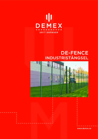 De-Fence Industristangsel Produktblad