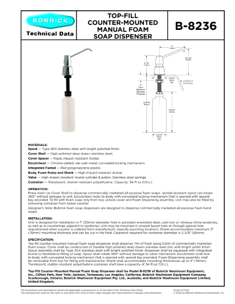 Technical Data Sheet B-8236