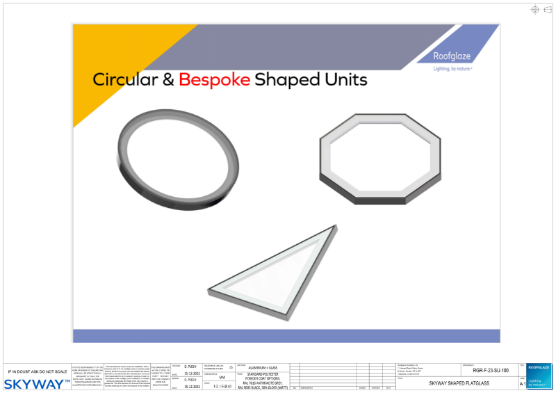 DWG Shaped Flatglass