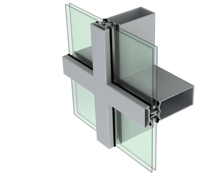 2500T Series Thermally Broken Curtain Wall