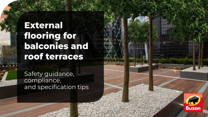 External Flooring for Balconies and Roof Terraces