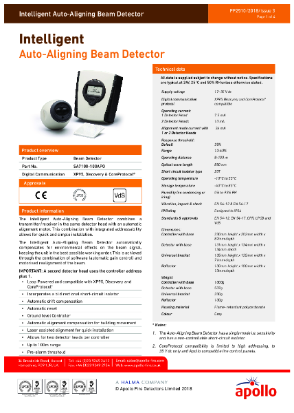 Intelligent Auto-Aligning Beam Detector