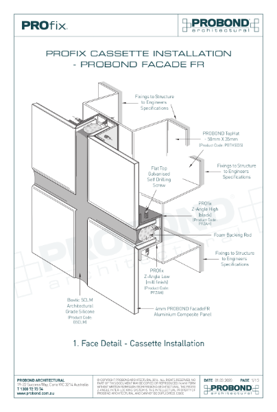 PROBOND Facade FR Installation
