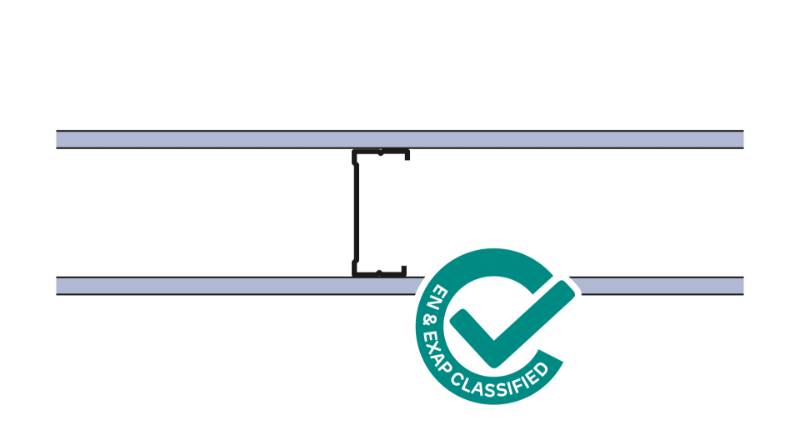 Siniat Single Frame Metal Stud Partition CS90R-12dB - Metal Stud Partitioning