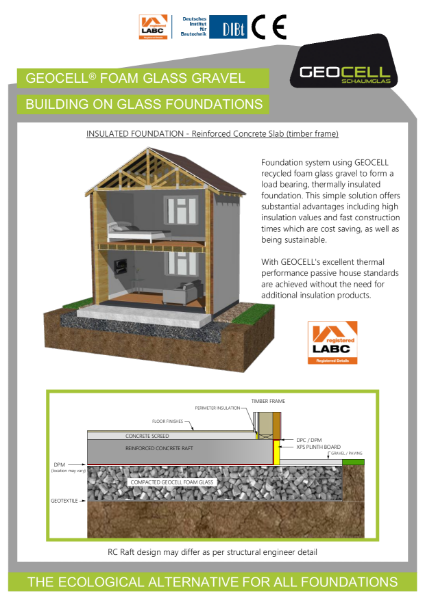 3. Foundation Details (UK) using Foam Glass