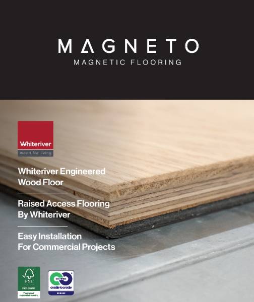 Raised Access Magnetic Wood Flooring Whiteriver - Magnetic Flooring 