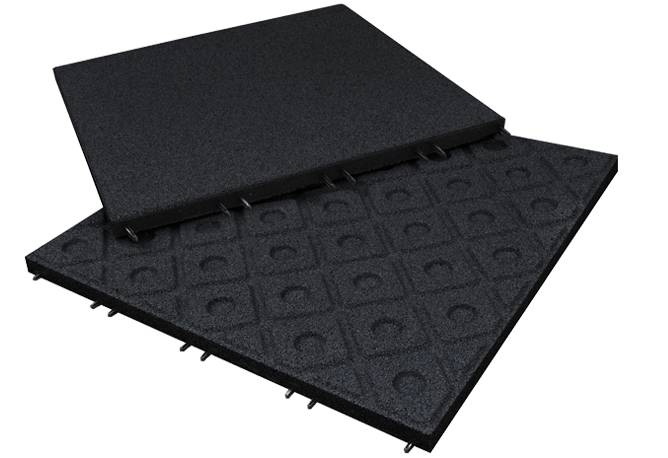 Ecotred 1000 - Rubber Promenade Walkway Tile