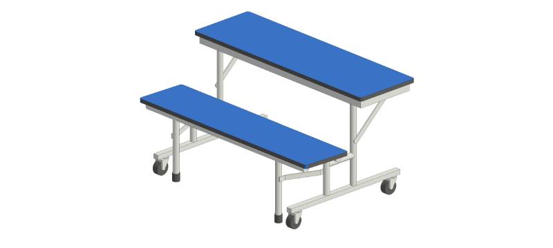 ConverTable 3 Way - Length 1200 mm - Mobile Tables