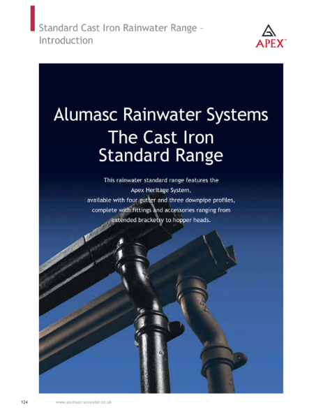 Alumasc Rainwater - Cast Iron Technical Brochure Extract