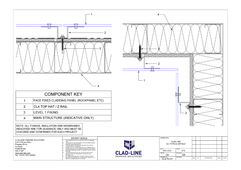 CL4 - Typical Technical Drawing