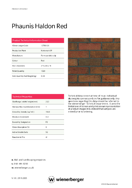 DATASHEET_Kortemark_Phaunis_Haldon Red