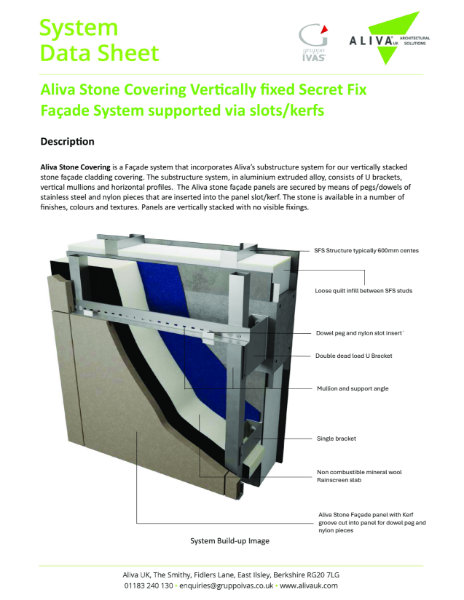 Aliva Stone Covering Vertically Stacked