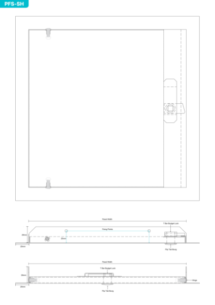 PFS-SH Technical Drawing