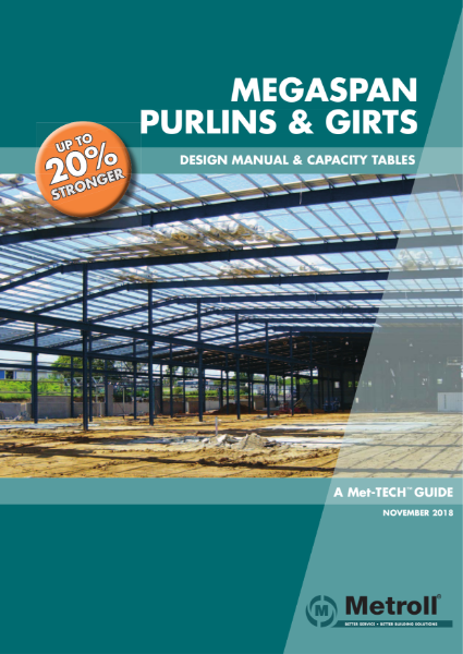 Megaspan Purlins and Girts Design Manual